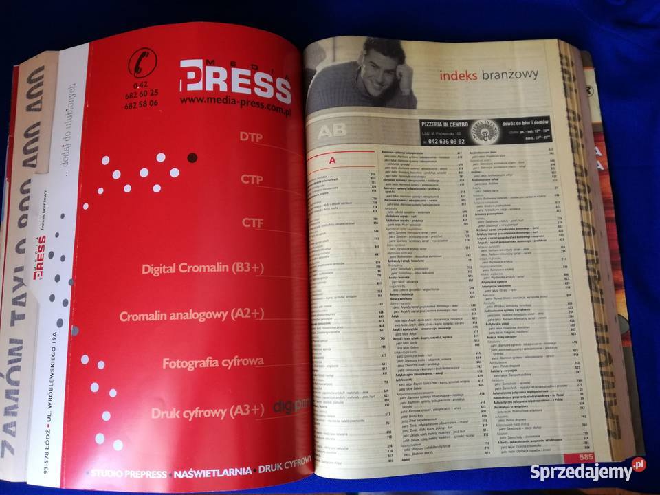 Książka telefoniczna Łódź 2007 klienci łódzkie