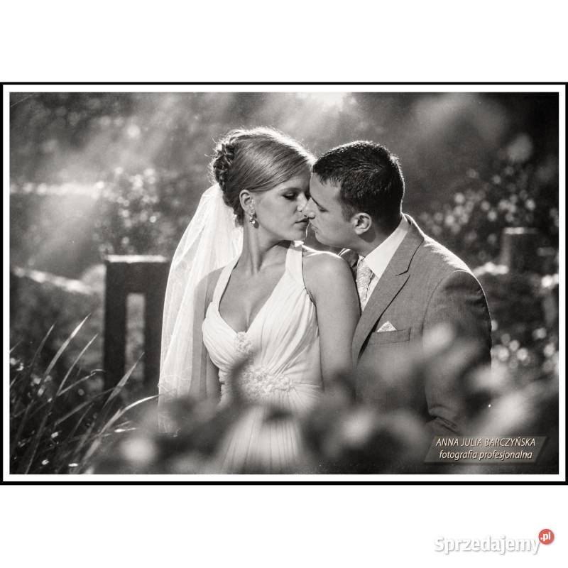 Artystyczna Fotografia Ślubna BW Czarnobiałe Warszawa