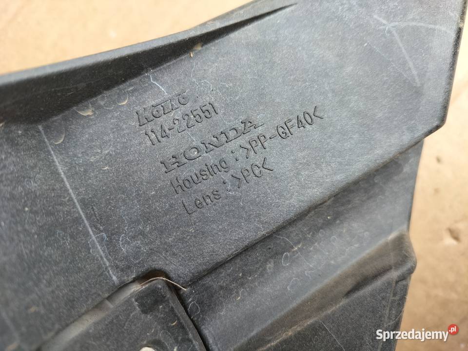 Honda CRV 11422551 HALOGEN LEWY PRZÓD PRZEDNI Kamień-Kolonia