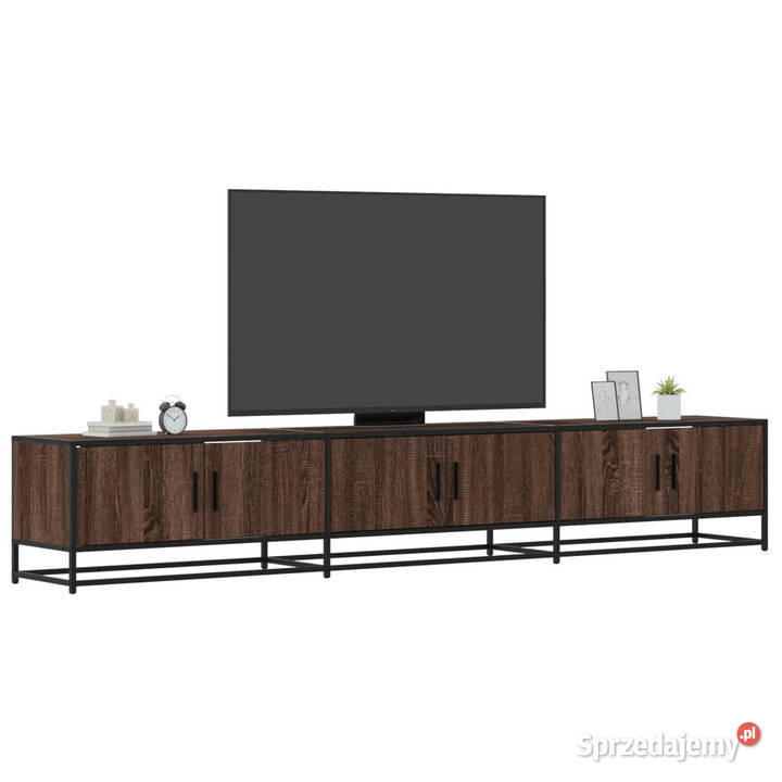Szafka pod telewizor brązowy dąb 240x35x41 Warszawa