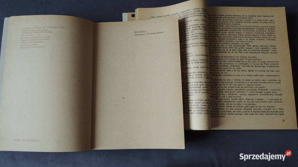 Książka Chłopi Władysław StReymont Tom I i II Białystok