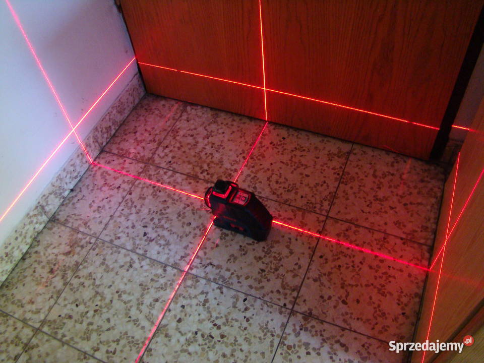 Używany laser krzyżowy BOSCH GLL 380 P Ręczne śląskie Bielsko-Biała