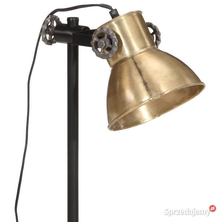 Lampa stołowa 25 W antyczny mosiądz 15x15x55 E27 Warszawa sprzedam