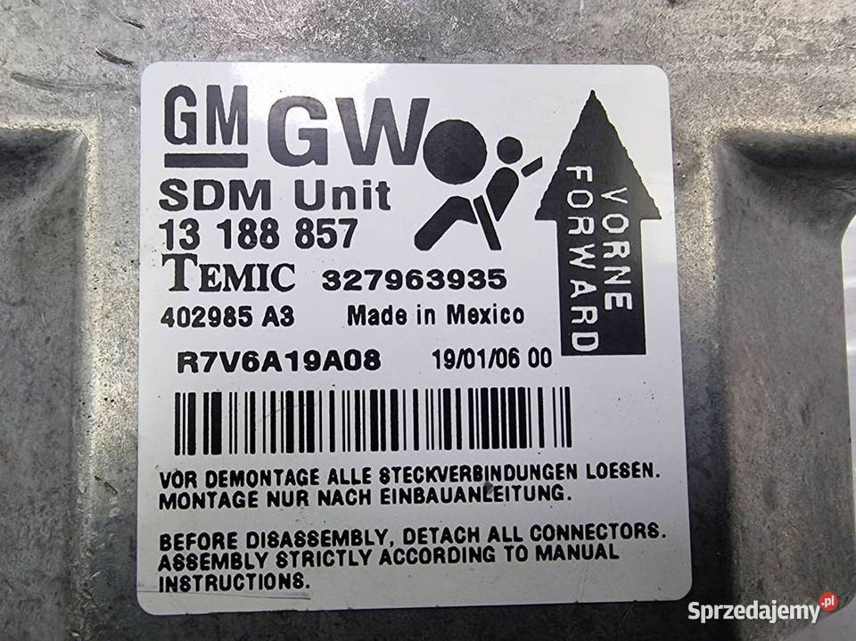 PANEL OPEL ASTRA H III 327963935 Pozostałe Lipno