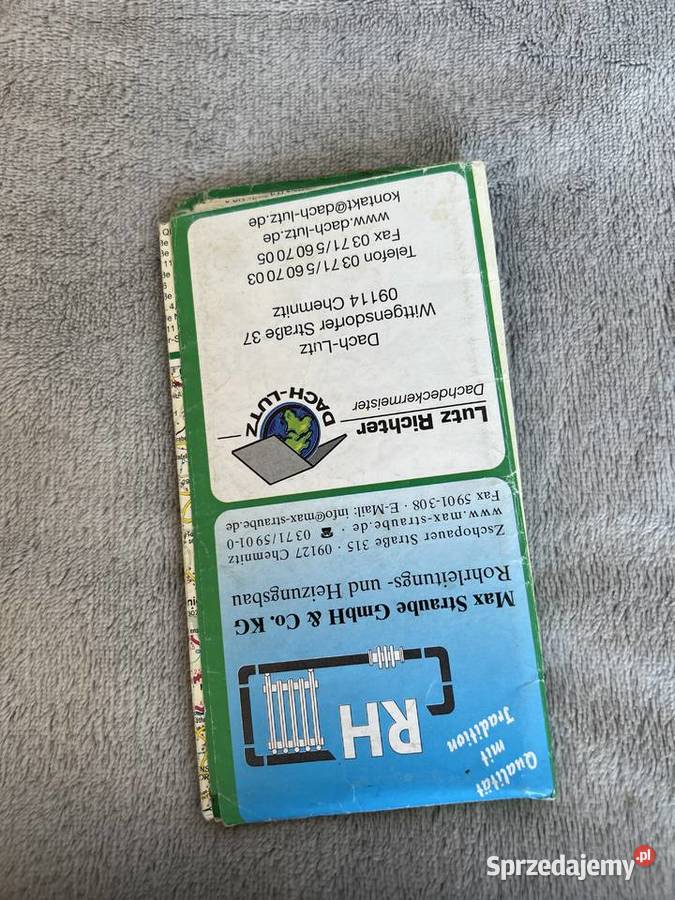 Chemnitz mapa plan miasta podkarpackie