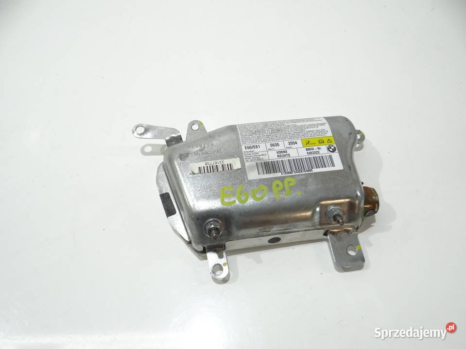 PODUSZKA AIRBAG DRZWI PRAWY PRZÓD BMW E60 E61 osobowe lubelskie Strzyżewice