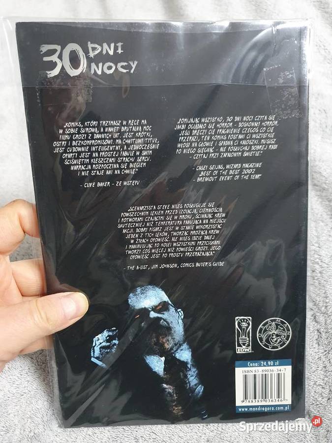 30 Dni Nocy komiks horror wydanie 1 Mandragora Gdynia