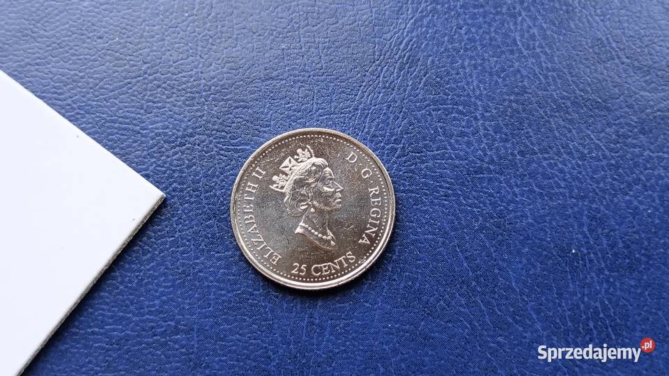Stare monety 25 cent 1991 Kanada 4 Lesko sprzedam