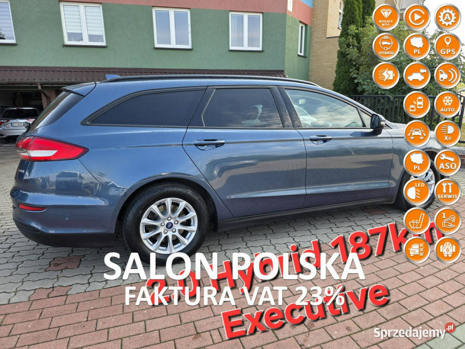 Ford Mondeo 2021r Salon Polska 1Właściciel 20 asystent pasa ruchu Białystok