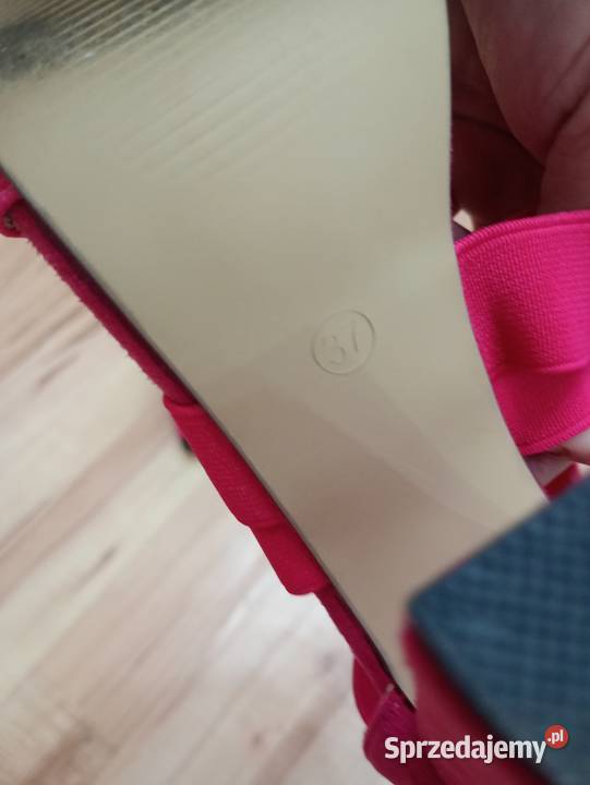 buty damskie różowe na obcasie 10 37 używane
