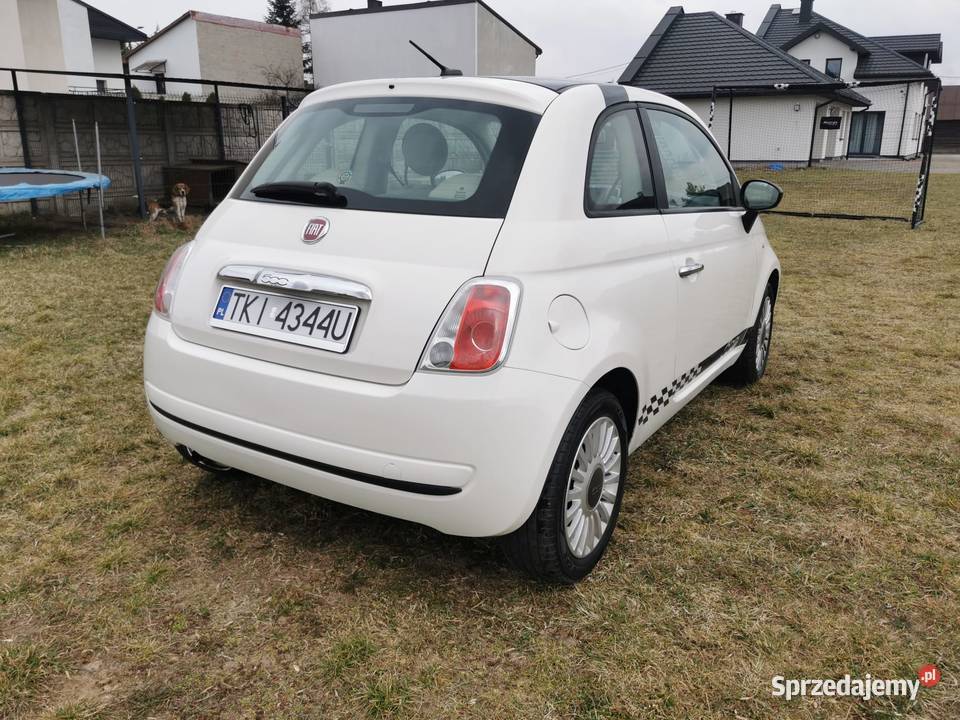 Fiat 500 12 biała perła NAVI manualna świętokrzyskie Niwy