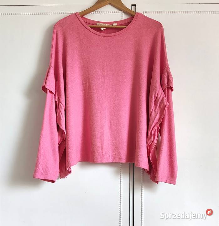 Różowa bluzka HM L 40 XL 42 XXL 44 oversize sprzedam