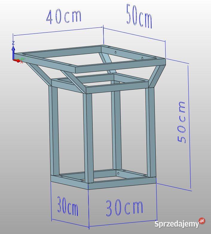 Stelaż pod umywalkę nablatową wiszący