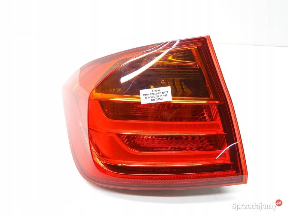 LAMPA LEWY TYŁ LEWA TYLNA W BŁOTNIK LED BMW F30