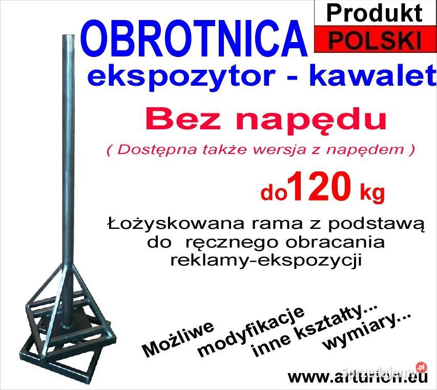 Podest Obrotowy Ekspozytor Napęd Reklam mazowieckie Warszawa