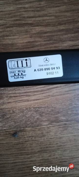 Belki dachowe bazowe do Mercedesa VITO VIANO Wrocław