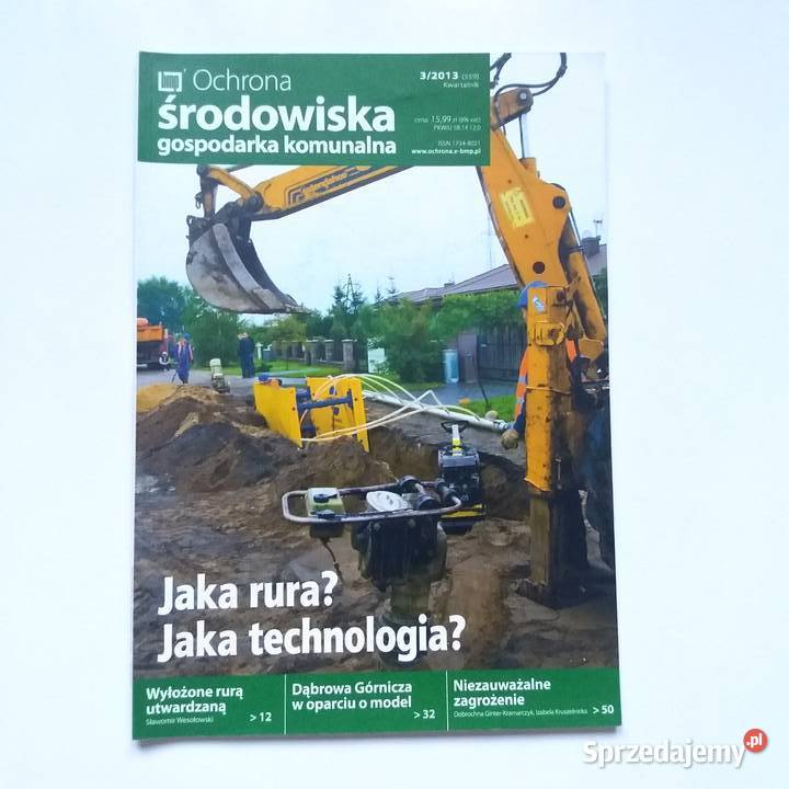 Ochrona Środowiska Gospodarka Komunalna 32013 miesięcznik Łódź