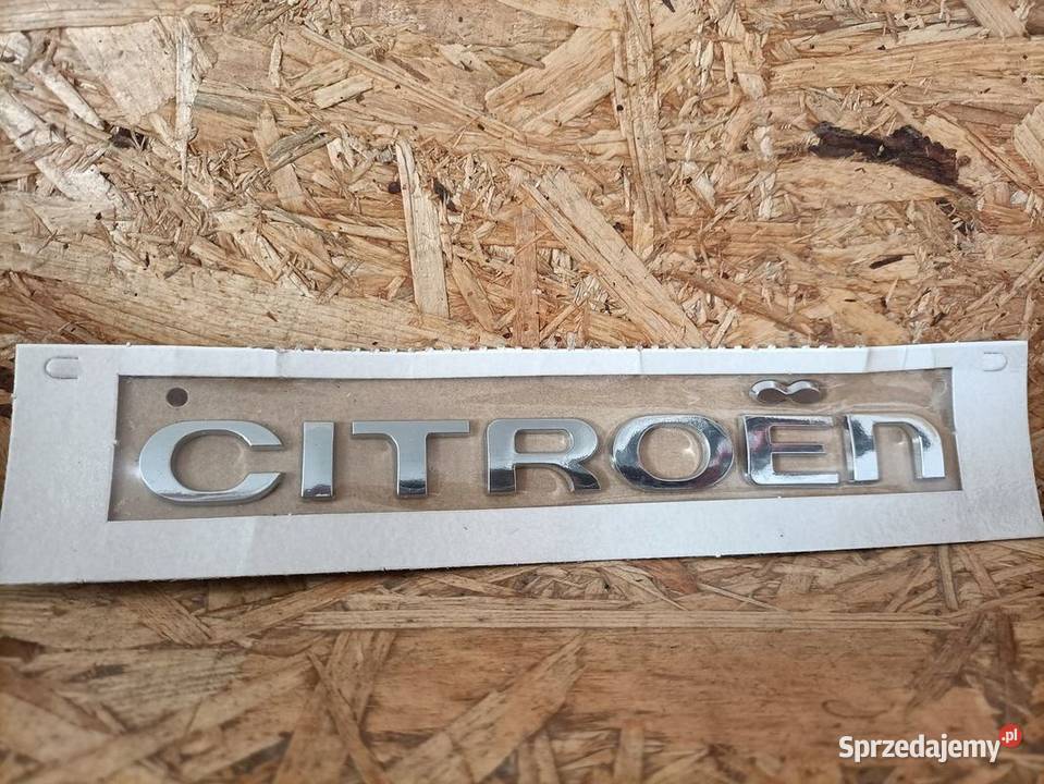 CITROEN C3 EMBLEMAT ZNACZEK LOGO KLAPY BAGAŻNIKA osobowe wielkopolskie Pleszew
