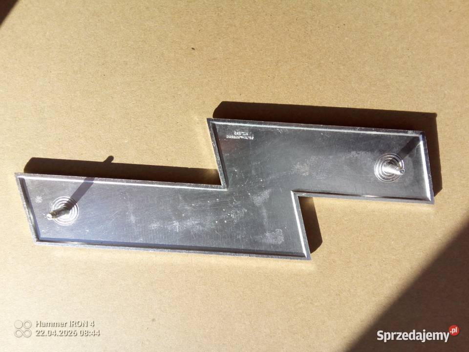 Fiat 132 napis znaczek emblemat aluminium Italy Przemyśl
