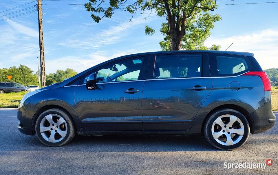 Ładny nie zgnity Peugeot 5008 16 benzyna LPG elektryczne lusterka Domaradz