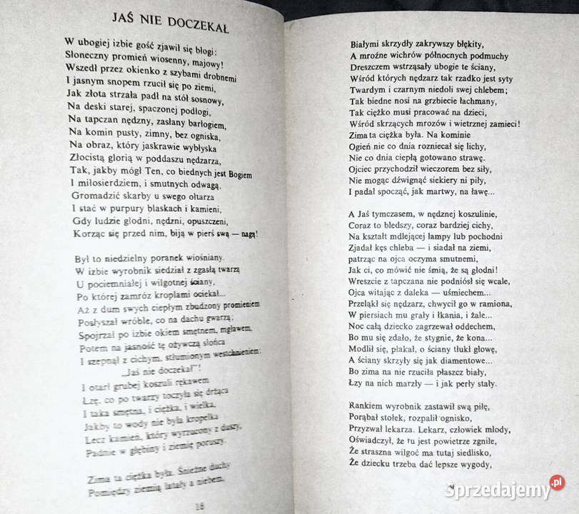 Wiersze wybrane Maria Konopnicka sprzedam