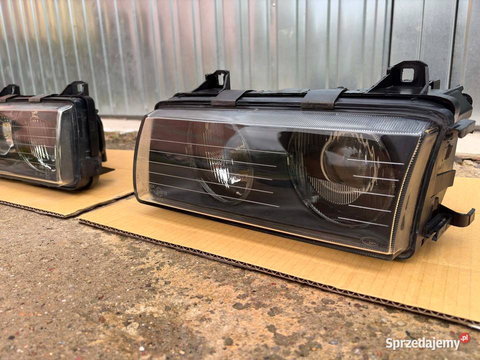 BMW E36 Lampy NOWE Black HELLA Oryginał śląskie Częstochowa sprzedam