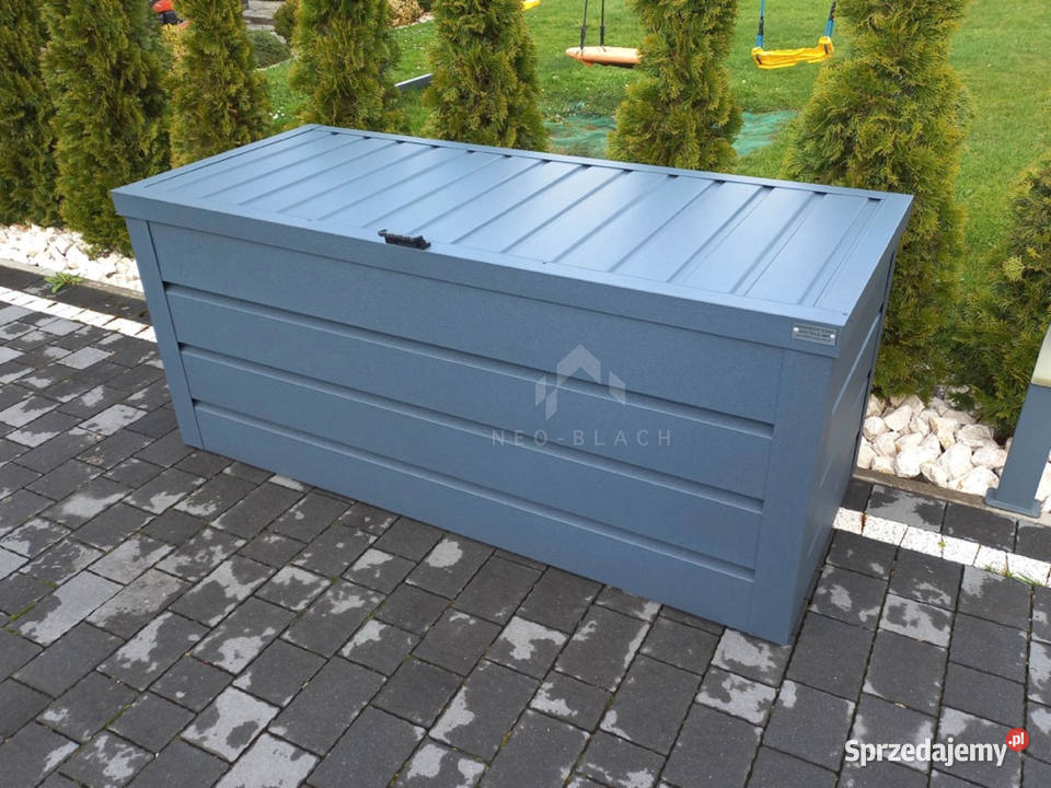 Skrzynia ogrodowa metalowa kufer 150x60x70 Ostrowiec Świętokrzyski