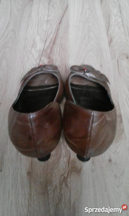 Buty czółenka skórzane damskie rozmiar 38 Polkowice