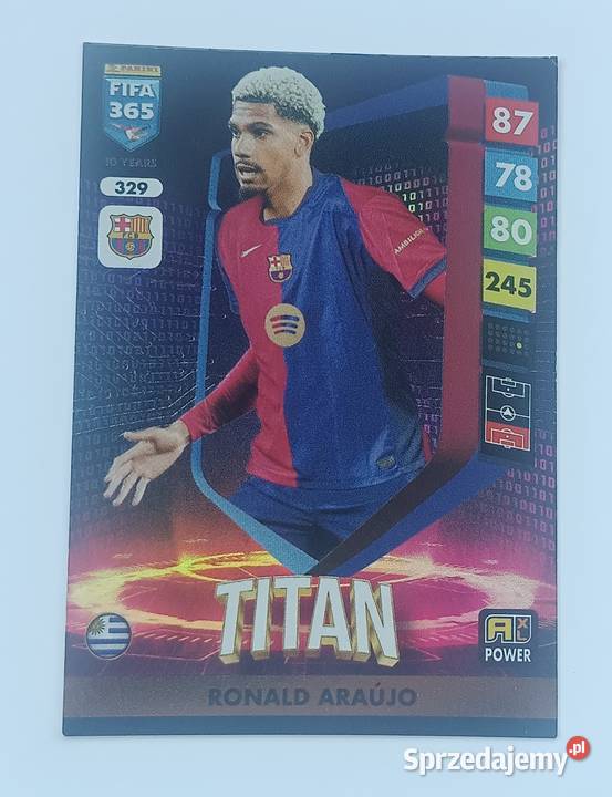 Ronald Araujo 329 karta Fifa 365 Adrenaline XL sprzedam