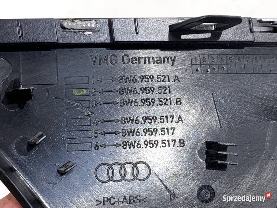 KLAMKA WEWNĘTRZNA LEWY PRZÓD AUDI A5 F5