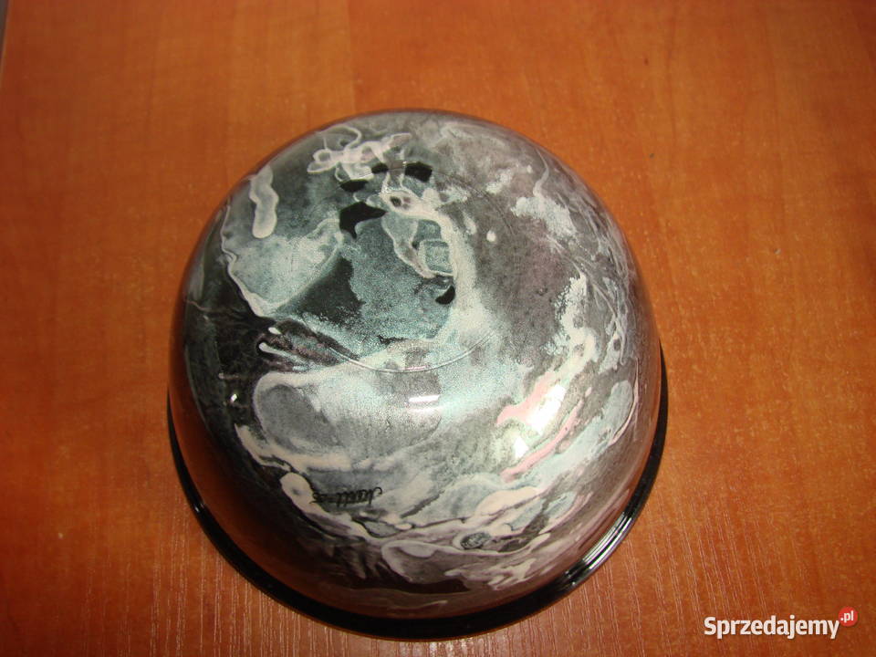 malowana szklana miseczka sygnowana Antyki, Sztuka, Kolekcje sprzedam
