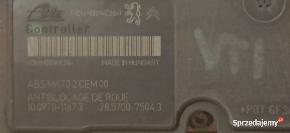Citroen C3 pompa ABS MK702 10097011673 1400cm3 Prudnik sprzedam