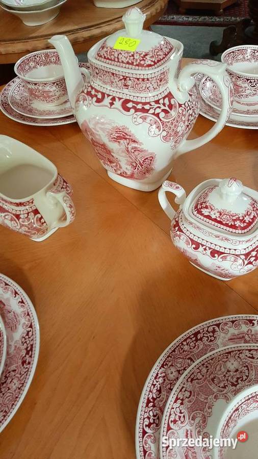 Porcelana angielska zestaw kawowy Tarnogród