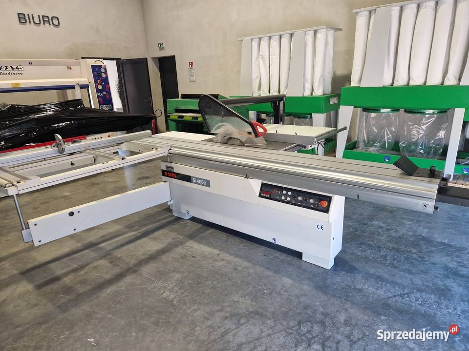 Piła formatowa SCM SI 400 E piła z podcinakiem Produkcja Kalwaria Zebrzydowska