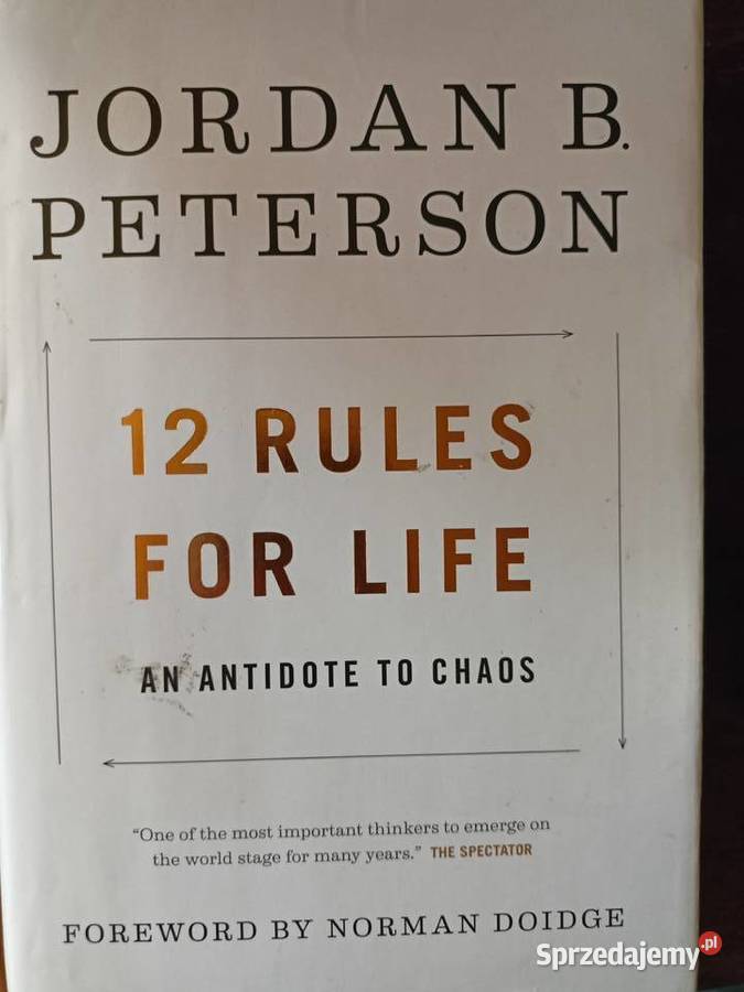 12 rules for life angielskie książki księgarnia Warszawa