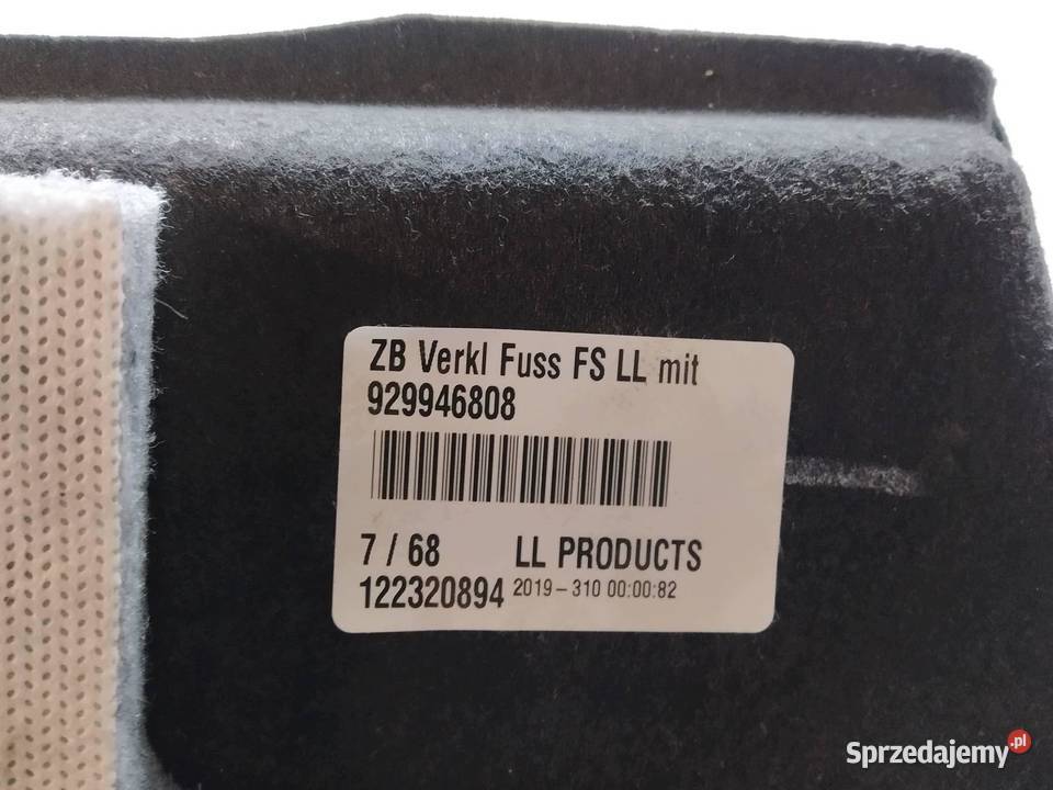 OSŁONA DOLNA DESKI KPL 9299468 9329541 Bmw Seria
