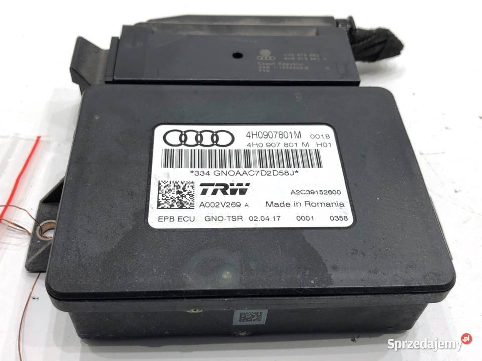 MODUŁ HAMULCA RĘCZNEGO AUDI A6 C7 4H0907801M sprzedam