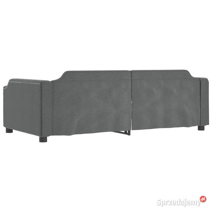 Sofa rozsuwana z szufladami ciemnoszara tkanina Łóżka mazowieckie Warszawa sprzedam
