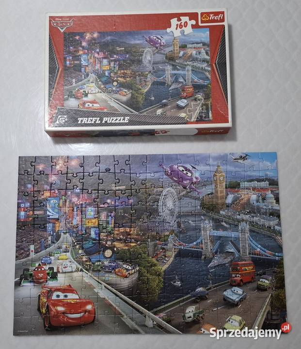Auta 2 Cars 2 Kolaż 15216 Disney Trefl 160 Czeladź