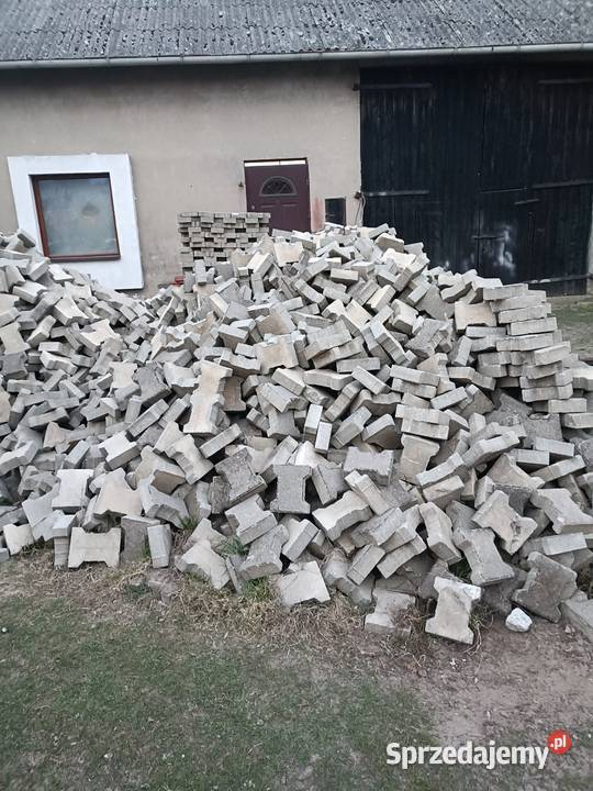 Kostka brukowa z demontażu duża ilość kramsk Konin