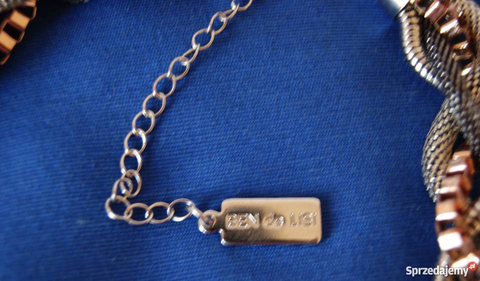 naszyjnik stylowy splot 3 kolorów lubelskie