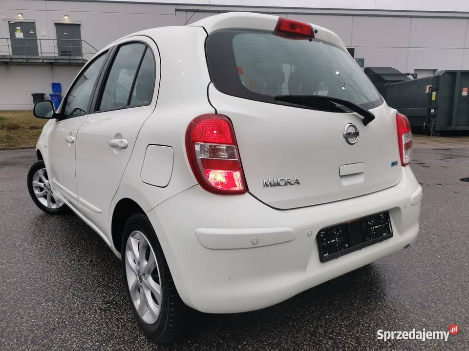 Nissan Micra AUTOMAT biała perła z Niemiec elektryczne lusterka Tarnów