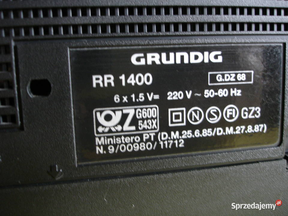 Radiomagnetofon GRUNDIG RR1400 lubuskie Zielona Góra