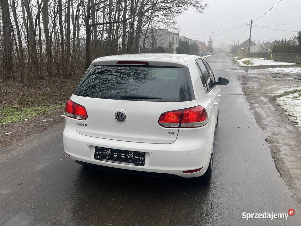 Volkswagen GOLF VI 16MPi 102 5 drzwi biały benzyna Zbąszyń