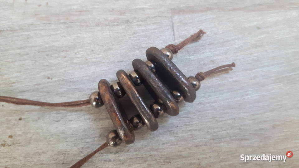 Naszyjnik ceramiczny ręcznie wykonany Rękodzieło