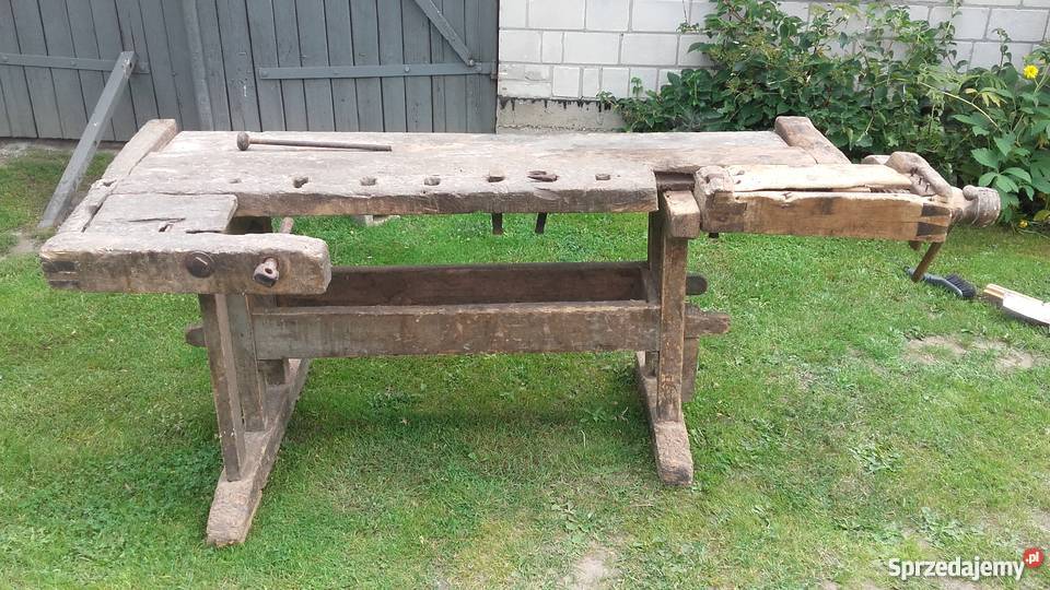 Stary stół stolarski Gorzkowice