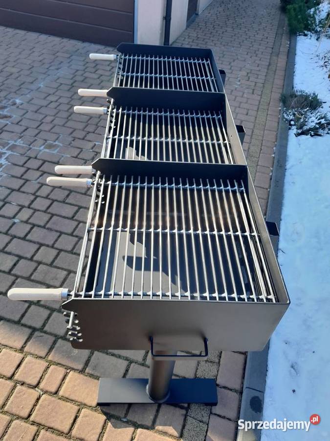 Gastronomiczny grill TRÓJKOMOROWY blacha 5 mm