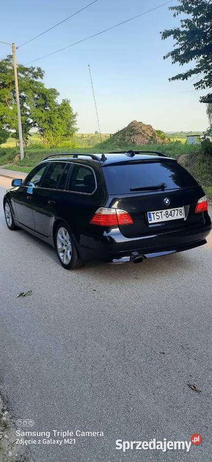 BMW Seria 5 E61 Bogate wyposażenie navi półskóry manualna Pawłów sprzedam