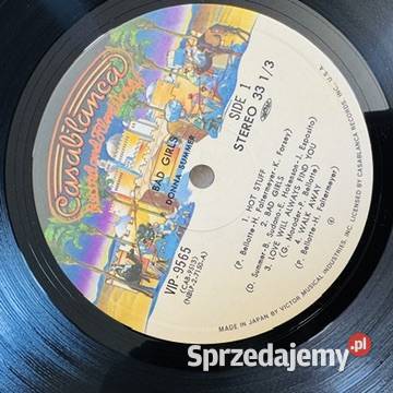 Donna Summer Bad Girls NMNM Japan Obi 2 LP 1979 Gdynia