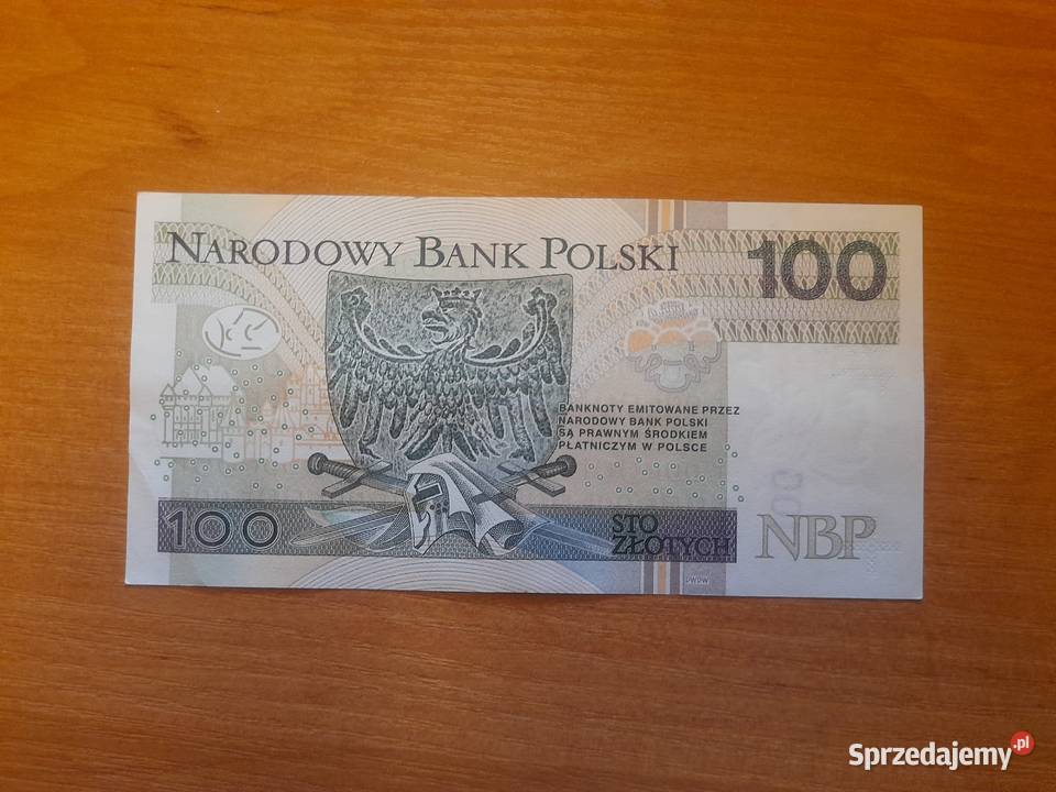 Banknot kolekcjonerski o nominale 100 ES1546451 Oleśnica